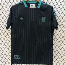 2025/26 LFC Black Retro Style Fans Soccer Jersey