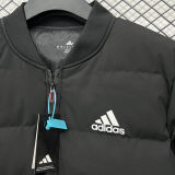 2026/27 AD Black Baseball Cotton Windbreaker Jacket BQ7701