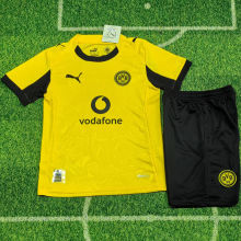 2025/26 BVB UCL Version Yellow Kids Soccer Jersey