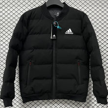 2026/27 AD Black Baseball Cotton Windbreaker Jacket BQ7701