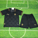 2026/27 Portugal Away Black Kids Soccer Jersey