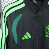 2026 Mexico Green Black Windbreaker