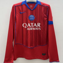 2025/26 PSG Third Red Long Sleeve Soccer Jersey