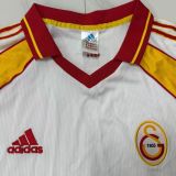 1999/2000 Galatasaray Away White Retro Soccer Long Sleeve Jersey