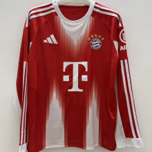 2025/26 BFC Home Red Fans Long Sleeve Soccer Jersey