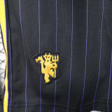 2025/26 M Utd Black Retro Style Shorts Pants