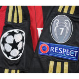 2013/14 AC Home Retro Kids Long Sleeve Soccer Jersey