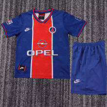 1995/1996 PSG Home Retro Kids Soccer Jersey