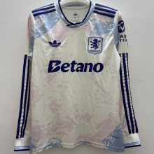 2025/26 Aston Villa Third Fans Long SLeeve Soccer Jersey