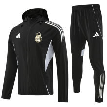 2026 Argentina Black Windbreaker Jacket  (A Set）