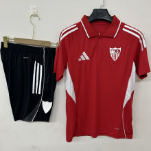 2026 Sevilla FC Red POLO Jersey (A Set) 有领