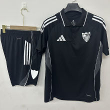 2026 Sevilla FC Black POLO Jersey (A Set) 有领