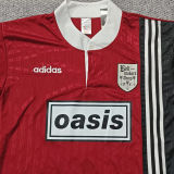 1996 AD x oasis x Bolt Makers Arms Red Retro Fans Soccer Jersey