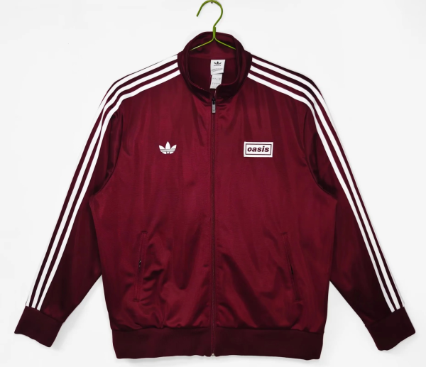 2026 AD x OASIS Red Retro Style Jacket
