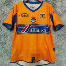 2006 Tigres UANL Home Yellow Retro Soccer Jersey