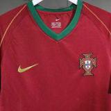 2006 Portugal Home Retro Player Version Soccer Jersey 球员版