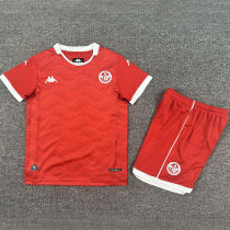 2026/27 Tunisia Home Red Kids Soccer Jersey