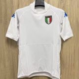 2002 Italy Away White Retro Soccer Jersey