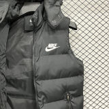 2026/27 NK Black Cotton Vest Jacket J5503 黑色带帽