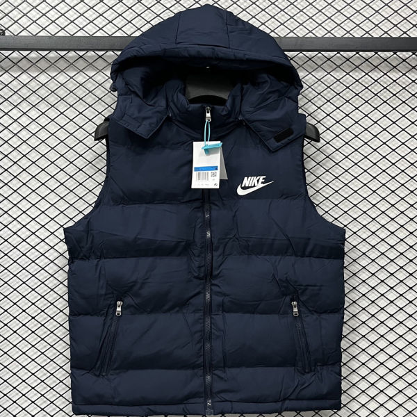 2026/27 NK Royal Blue Cotton Vest Jacket J5503 宝蓝色带帽