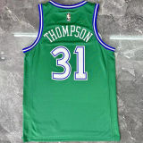 2026 Mavericks THOMPSON #31 Green Retro NBA Jerseys