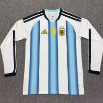 2026/27 Argentina Home Fans Long Sleeve Soccer Jersey  背上有1893