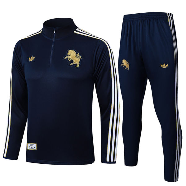 2026 JUV Baby Blue Retro Sweater Tracksuit