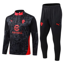2026 AC Black Sweater Tracksuit