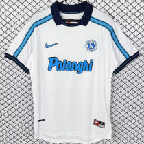 1998/1999 Napoli Away White Retro Soccer Jersey