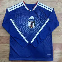 2026/27 Japan Home Blue Fans Long Sleeve Soccer Jersey