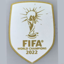 FIFA WORLD CHAMPIONS Patch 2022世界杯白底 阿~用 (You can buy it alone OR tell us which jersey to print it on. )