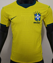 2026/27 Brazil Home Yellow Player Version Soccer Jersey