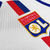 2008/2009 Lyon Home White Retro Soccer Jersey