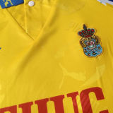 1995 Las Palmas Home Yellow Retro Soccer Jersey