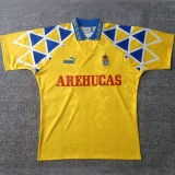 1995 Las Palmas Home Yellow Retro Soccer Jersey