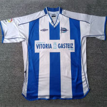 2003/2004 Alaves Home Retro Fans Soccer Jersey
