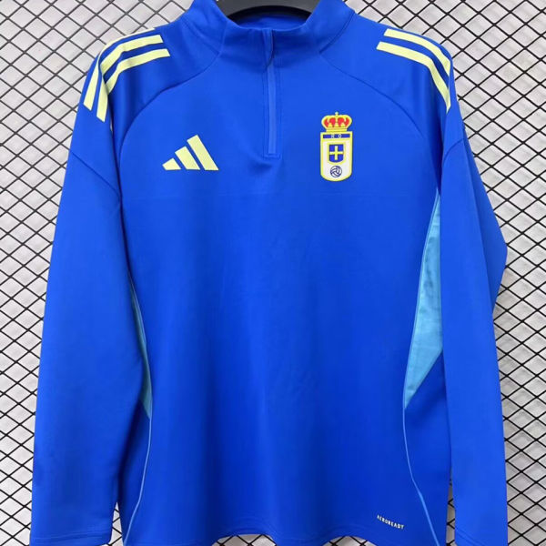 2026 Real Oviedo Blue Training Sweater