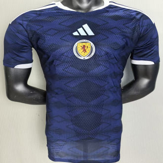 2026/27 Scotland Home Blue Player Version Soccer Jersey
