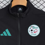 2026 Algeria Black Windbreaker Jacket  （A Set）