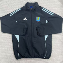 2026 Aston Villa Black Windbreaker