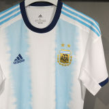 2019 Argentina Home Retro Player Version Soccer Jersey 球员版