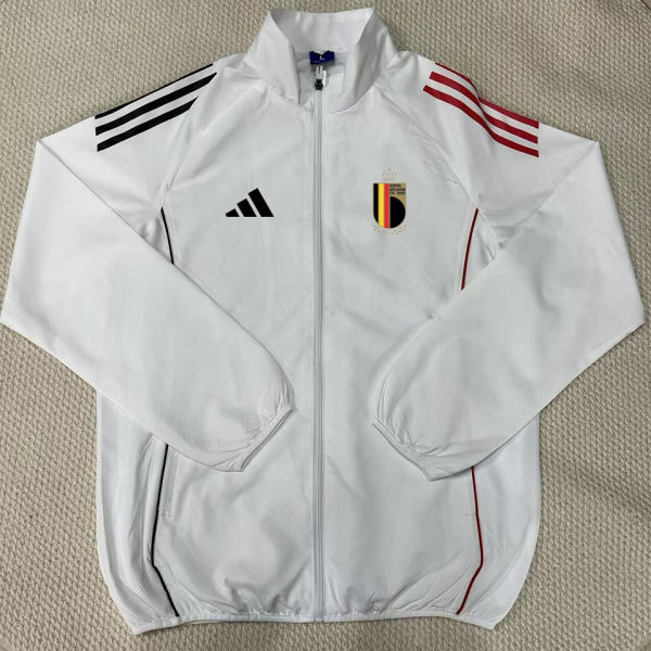 2026 Belgium White Windbreaker