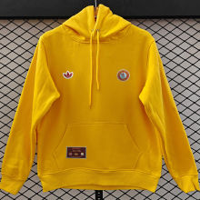 2026 Aston Villa Yellow Retro Style Hoody 小绣花