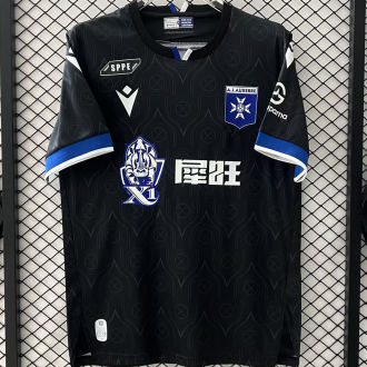 2025/26 AJ Auxerre Away Black Fans Soccer Jersey