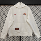2026 Aston Villa White Retro Style Hoody 小绣花
