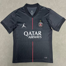 2025/26 PSG 1:1 Quality 4th Black Grey Fans Soccer Jersey  Have Star 带星