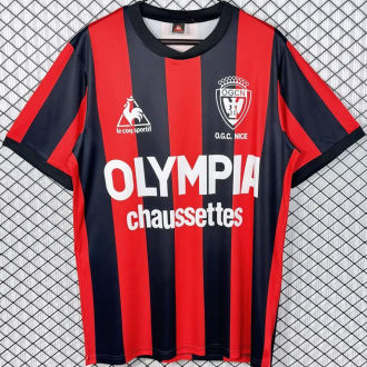 1977/1978 Nice Home Red Retro Soccer Jersey