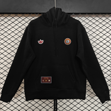 2026 Aston Villa Black Retro Style Hoody 黑色 小绣花