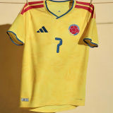 2026/27 Colombia Home Yellow Women Soccer Jersey