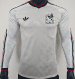 2026/27 Mexico Away White Player Version Long Sleeve Soccer Jersey